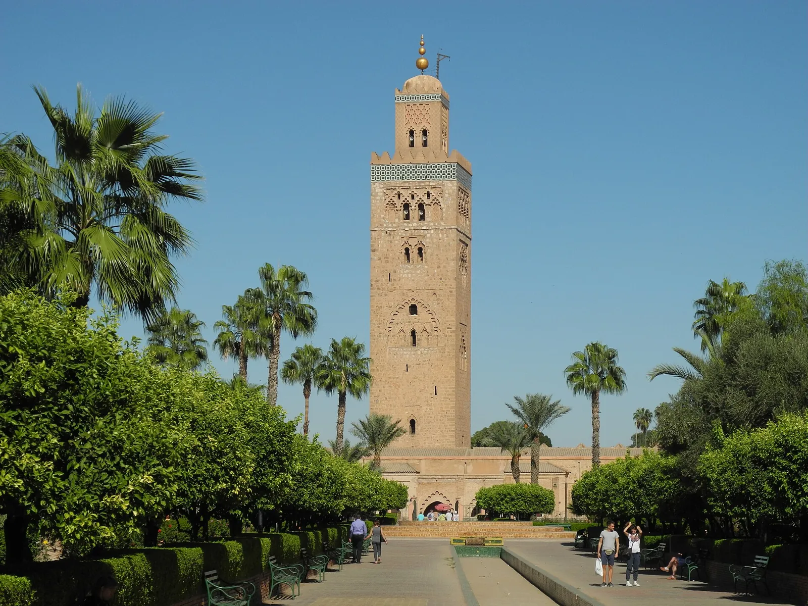 Koutoubia mosque and Marrakech
